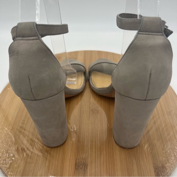 Schutz Enida Suede Heels Grey Mouse Size 10 - Picture 10 of 16
